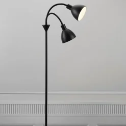 Outlet Nordlux Ray dobb. gulvlampe E14 sort