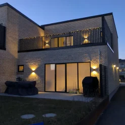 New Nordlux Rold rund udendørs væglampe sort