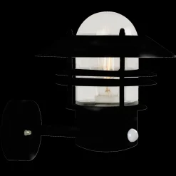 New Nordlux Rold rund udendørs væglampe sort