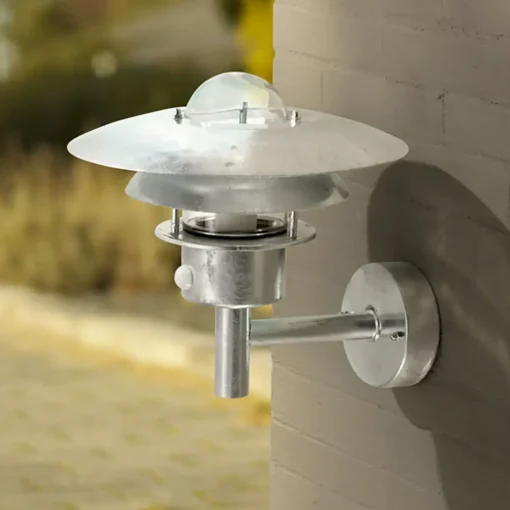 Nordlux Udendørs Væglamper^Ry væglampe med sensor galvaniseret