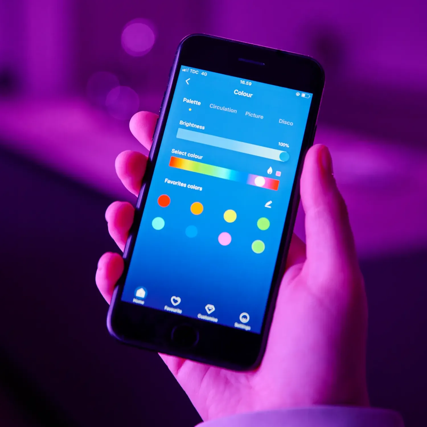 E27 Pærer^Nordlux smart pære color LED E27 G95 4,7W klar