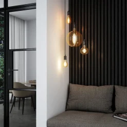 E27 Pærer^Nordlux smart pære LED E27 G200 4,7W ravfarvet