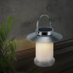 Krukker Og Lanterner^Nordlux Temple To-Go 30 solcellelampe galvaniseret stål