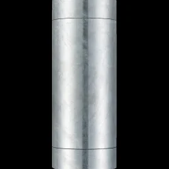 Clearance Nordlux Tin Maxi double udendørs væglampe galvaniseret stål