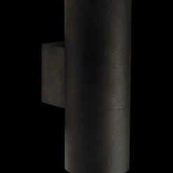 Discount Nordlux Tin Maxi Sensor udendørs væglampe 2 lyskilder sort