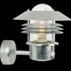 Nordlux Udendørs Væglamper^Vejers udendørs væglampe med sensor galvaniseret