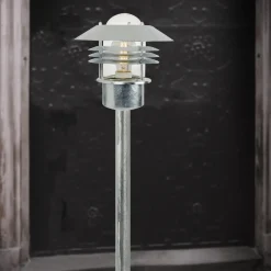 Nordlux Udendørs Væglamper^Vejers udendørs væglampe med sensor galvaniseret