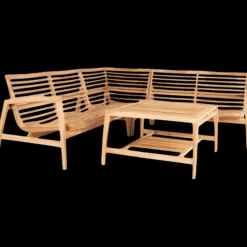 Loungemøbler^Næsby hjørnesofa teak