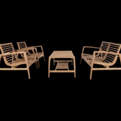 Loungemøbler^Næsby sofasæt teak