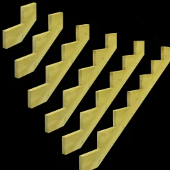 Clearance NSH trappevange 2 - trin trykimpr. træ