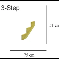 Clearance NSH trappevange 3 - trin trykimpr. træ