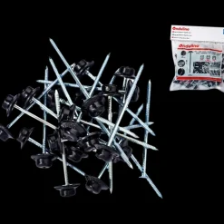 RIAS Tagplader^Onduline Galvaniseret Søm 70 Mm Sort - 100 stk .