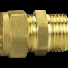 Vvs-Fittings Og Rør^Overgangsnippel klemring Ø 1/2"x10 mm