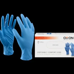 OX-ON Arbejdshandsker^engangshandsker comfort 15300 str. 10 blå