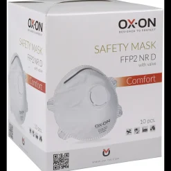 OX-ON FFP2D Comfort støvmaske med ventil 10 stk