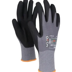 Outlet OX-ON Flexible Supreme 1600 handske grå/sort str. CE 10