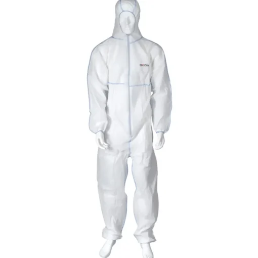 OX-ON Diverse Beskyttelsesudstyr^SMS coverall beskyttelsesdragt type 5-6 hvid str. L
