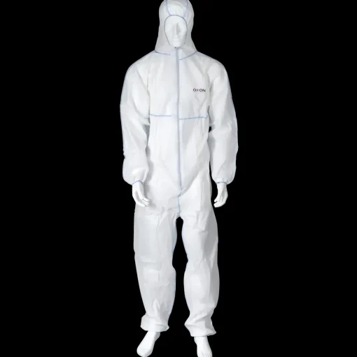 OX-ON Diverse Beskyttelsesudstyr^SMS coverall beskyttelsesdragt type 5-6 hvid str. L