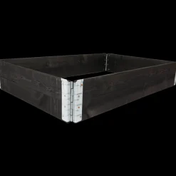 Plantekasser^Palleramme sort - 19,5 x 80 x 120 cm