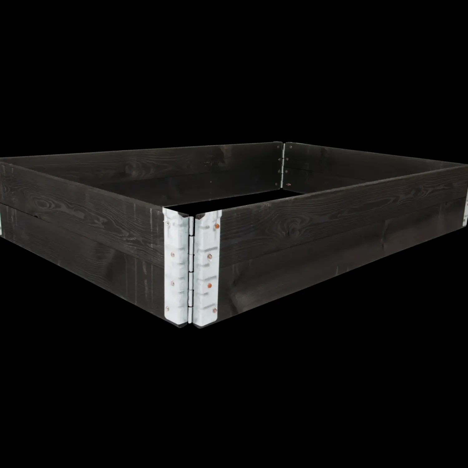 Plantekasser^Palleramme sort - 19,5 x 80 x 120 cm