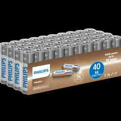 Hot Philips Alkaline LR6/AA batteri 40 stk.