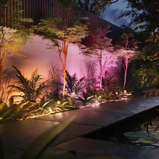 Philips Hue Havelamper^Amarant udendørs projektør 20W sort