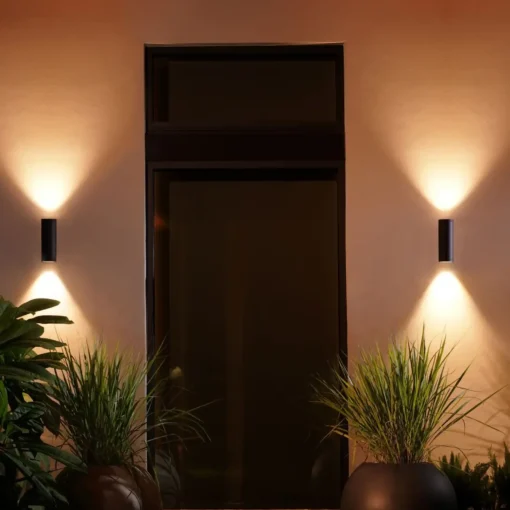 Philips Hue Udendørs Væglamper^Appear udendørs væglampe sort