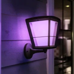 Sale Philips Hue Econic udendørs væglampe sort