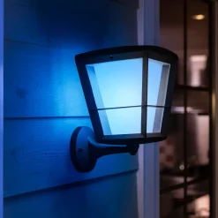 Sale Philips Hue Econic udendørs væglampe sort