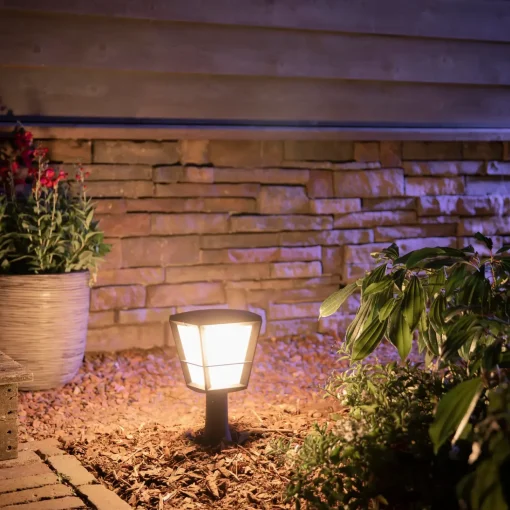 Philips Hue Havelamper^Econic udendørs bedlampe 15W sort