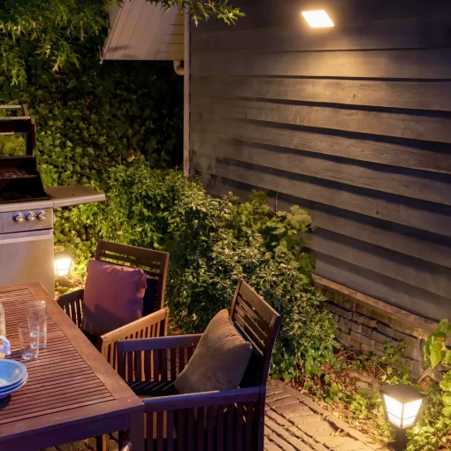 Philips Hue Havelamper^Econic udendørs bedlampe 15W sort