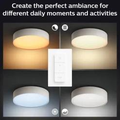 Sale Philips Hue Enrave L plafond Ø42,5 cm 33,5W hvid