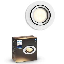 Indbygningsspots^Philips Hue Milliskin indbygningsspot rund GU10 LED