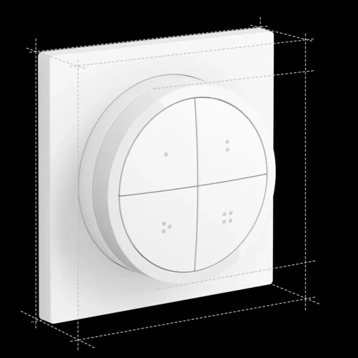 Outlet Philips Hue tap dial switch trådlæs kontakt hvid