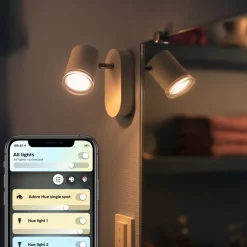 New Philips Hue White ambiance Adore enkelt spot til badeværelse GU10 LED