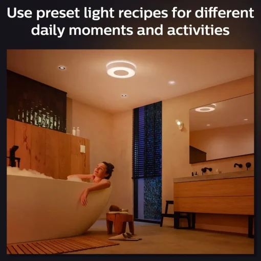 Philips Hue Indbygningsspots^Xamento L indbygningsspot 3x5,7W hvid