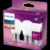 Philips E27 Pærer^Krone LED pære E27 40W 2 pack