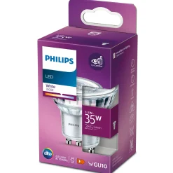 Philips Gu10 Spots^LED spot 35W GU10, hvid (ikke dæmpbar)