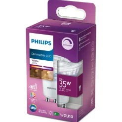 Philips Gu10 Spots^LED spot 35W GU10, hvid (dæmpbar)