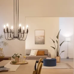 Philips Smart Wiz Diverse Led-Pærer^Philips Smart LED farve kertepære E14 4,9W C37 2-pak