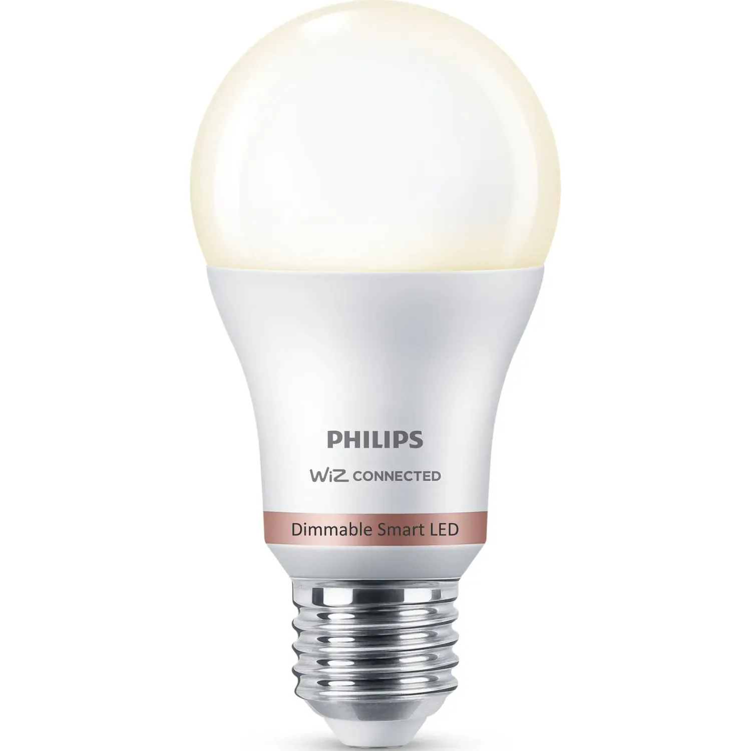 Online Philips Smart Wiz white LED pærer E27 8,5W standard mat 2 stk