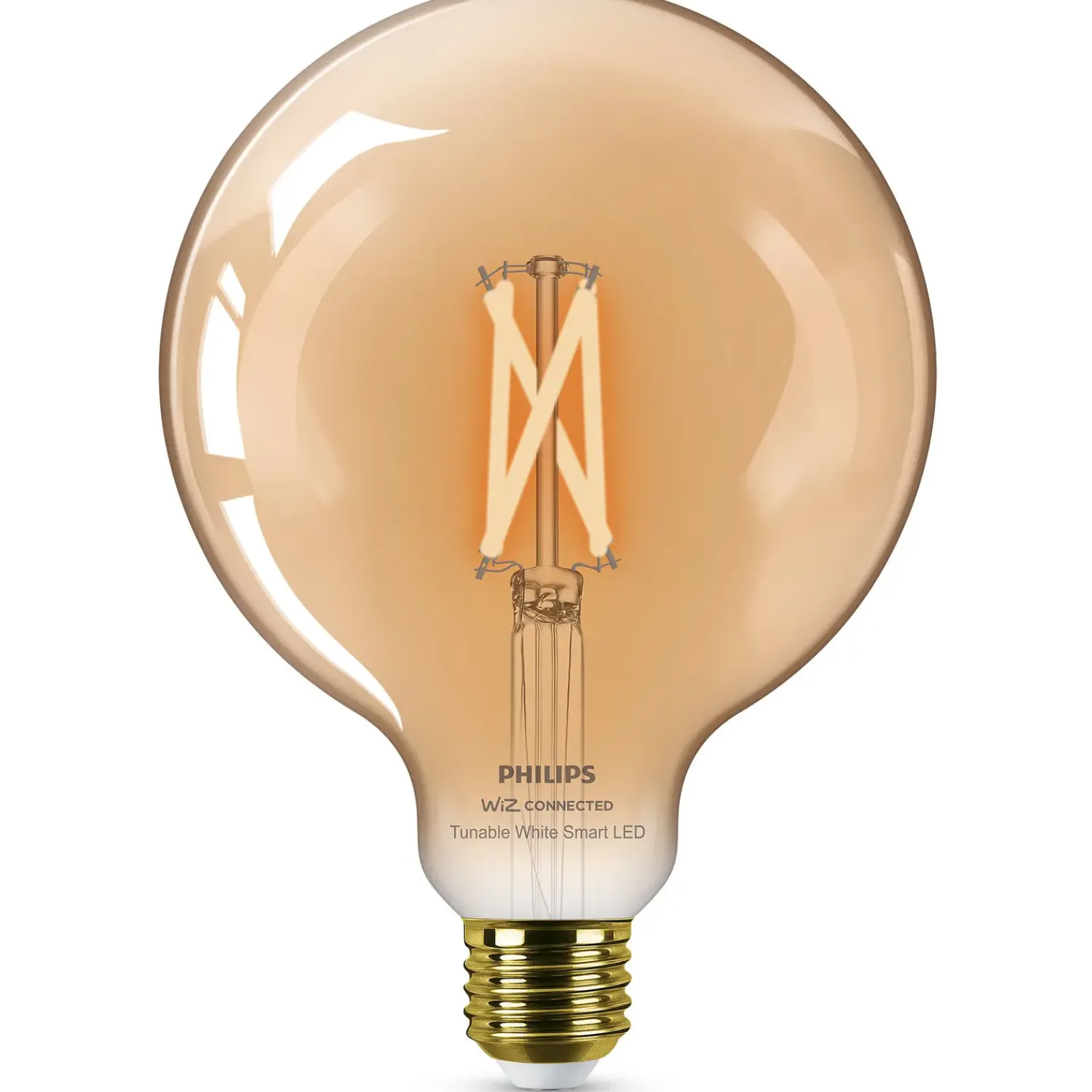 Philips Smart Wiz E27 Pærer^white LED pære E27 6,7W stor globe guld