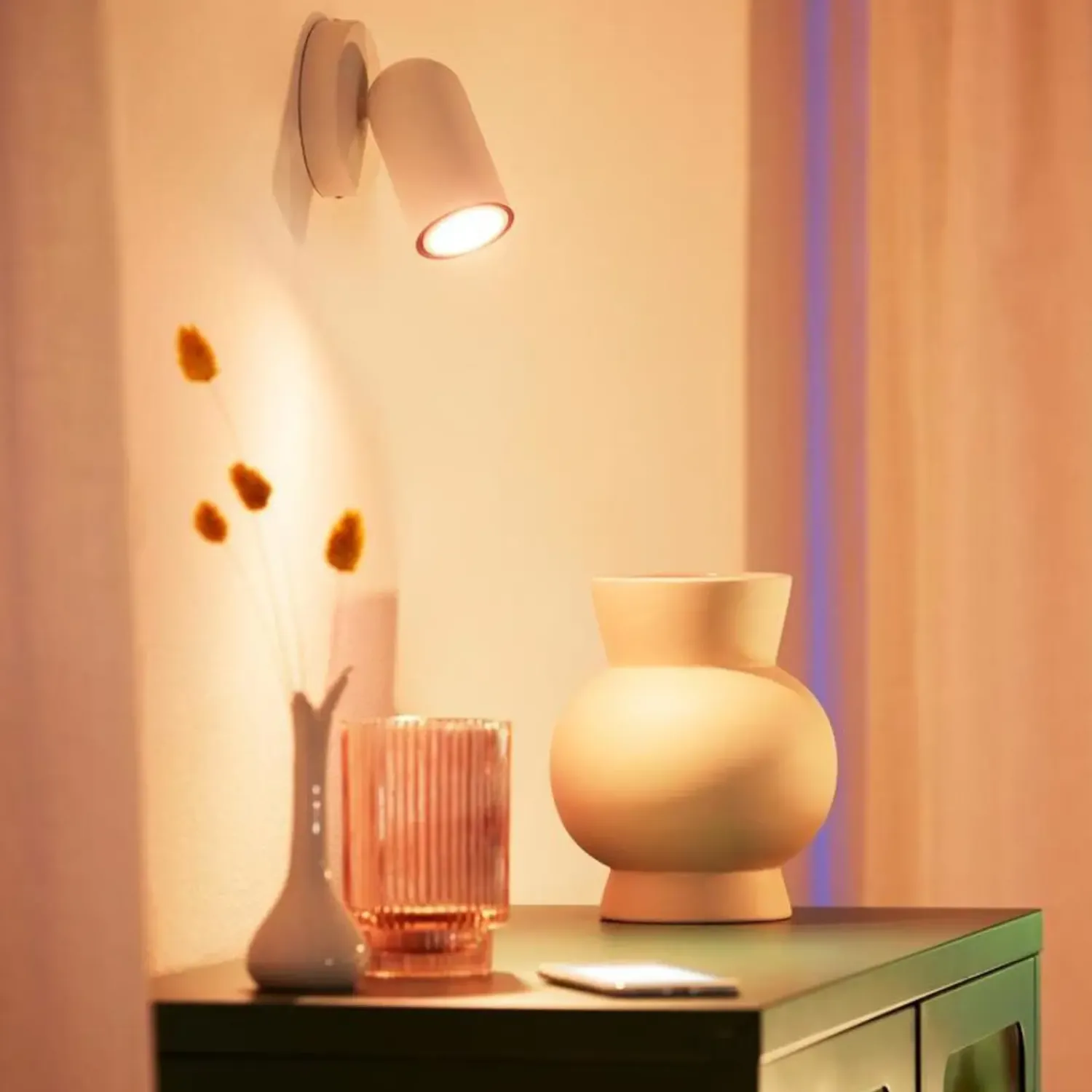 Outlet Philips Smart Wiz white LED pære GU10 4,8W spot