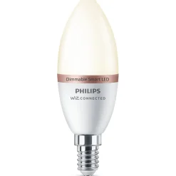 Clearance Philips Smart Wiz white LED pære E14 4,6W kerte mat