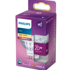 Diverse Led-Pærer^Philips spot LED pære 20W GU5.3 varm hvid