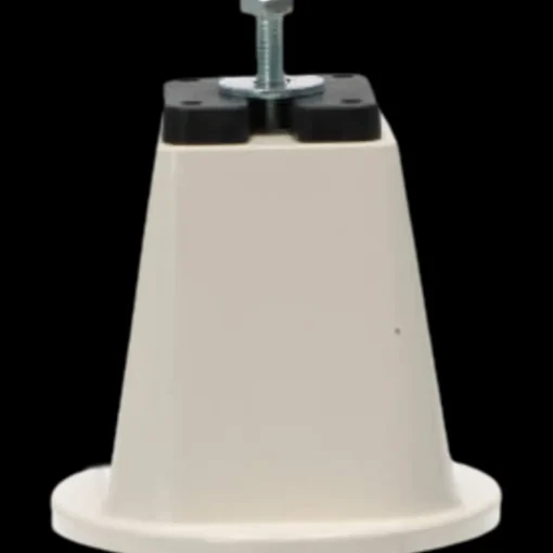 Clearance Plastfødder til varmepumpe med 50 mm bolte, Ø 105 mm