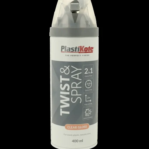 Outlet Plasti-Kote twist klarlak blank 400 ml