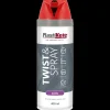 Clearance Plasti-Kote twist spraymaling 400 ml satin postrød