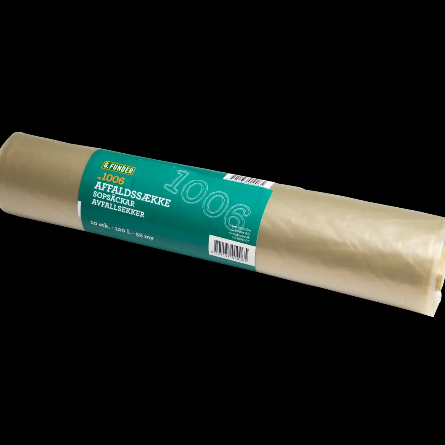 Rengøringsartikler|Flytteudstyr^Plastiksække 30 My 120 L 10 stk pr. rulle