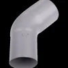 Plastmo Plasttagrender^bøjning 90 mm, 45° grå
